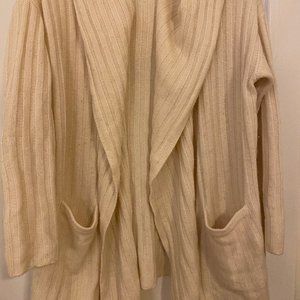 Ralph Lauren Black Label Cashmere Hoodie Open Cardigan